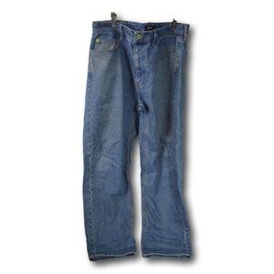 HUF Men’s Jeans Size 32 Blue Denim Straight Leg Skate Streetwear Casual
